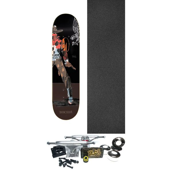 Zero Skateboards Brandon Burleigh Urban Skateboard Deck - 8.5" x 32" - Complete Skateboard Bundle